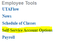 Employee tools screenshot